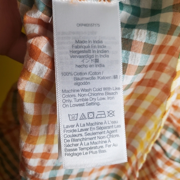 Madewell Gingham Tank Top Size XXL - Picture 7 of 7